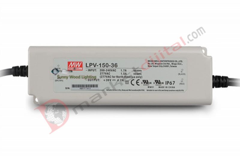 LPV-150-36 36 Volt 4.20 Amper IP67 Meanwell