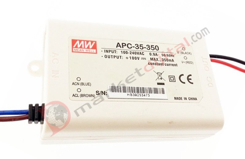 APC-35-350 28-100 Volt 350 mA IP42 Meanwell