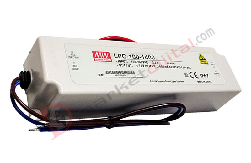 LPC-100-1400 36-72 Volt 1400 mA IP67 Meanwell