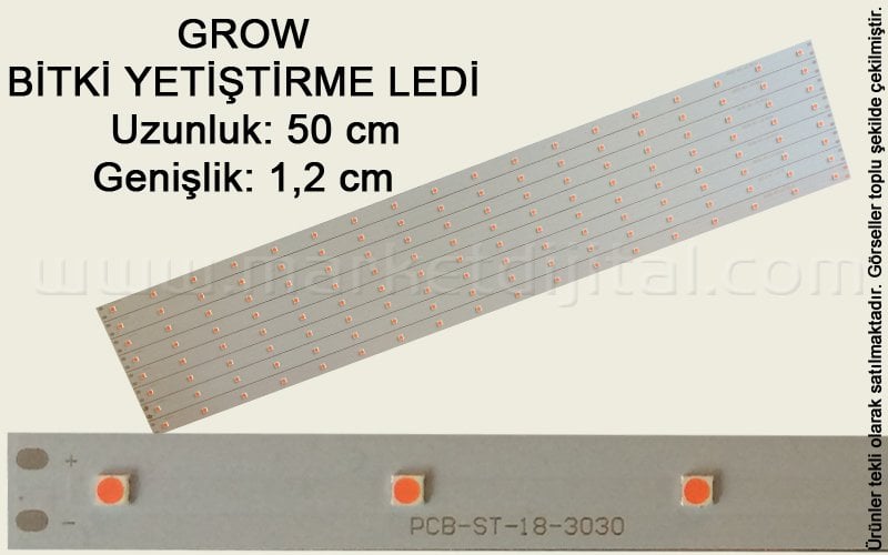 GROW LED 18 Watt 3030 Chip 18 Led (BİTKİ YETİŞTİRME LEDİ) Full Spectrum