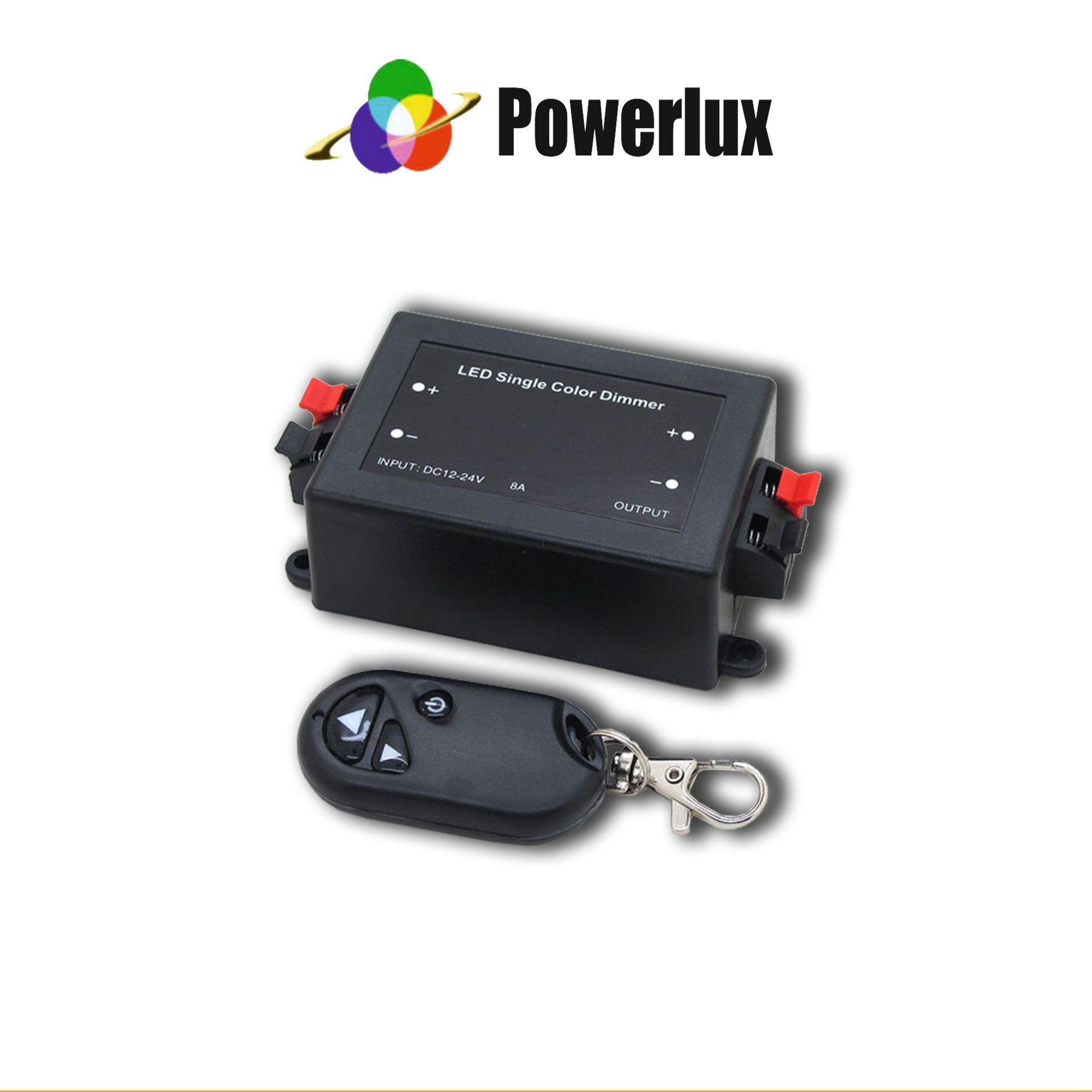 Powerlux Şerit Led Kontrol RF Kumandalı Dimmer 12A  12-24V