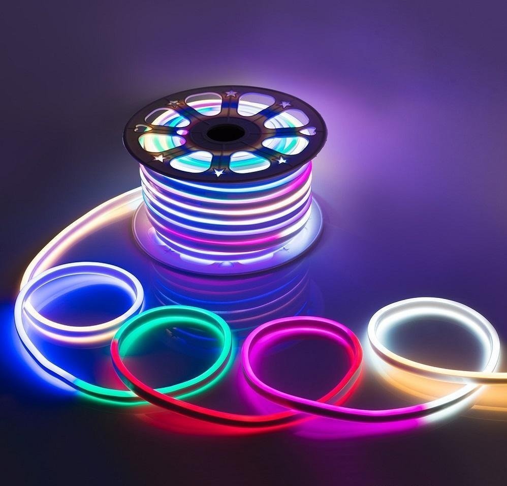 24 Volt RGB Pixel Neon Led IC1903 11x22mm 1S (50 Metre)