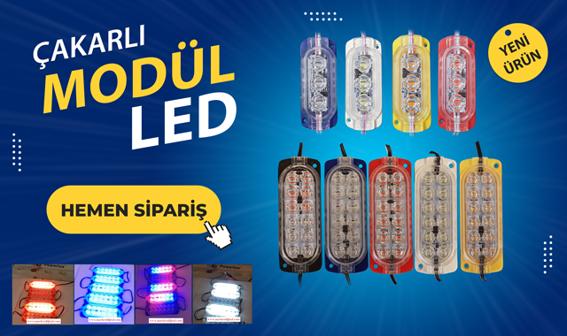 çakarlı modül led