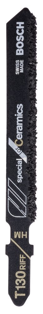 Bosch - Seramik İçin Özel T 130 RIFF Dekupaj Testeresi Bıçağı - 3'Lü Paket 2608633104