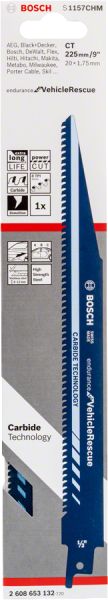 Bosch - Endurance for Serisi Araç Yıkımı için Panter Testere Bıçağı S 1157 CHM 1'li 2608653132