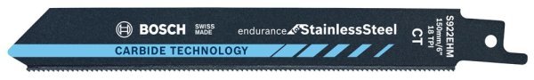 Bosch - Endurance for Serisi Paslanmaz Çelik için Panter Testere Bıçağı S 922 EHM 1'li 2608653097