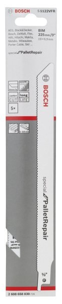 Bosch - Special for Serisi Palet Tamiri için Panter Testere Bıçağı S 1122 VFR 5'li 2608658030