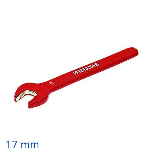 İzeltaş Süper İzoleli Çatal Bir Ağız Anahtar 17 Mm