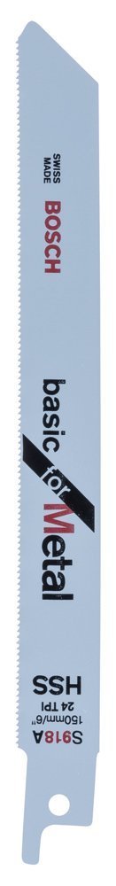 Bosch - Basic Serisi Metal için Panter Testere Bıçağı S 918 AF - 5'li 2608651780