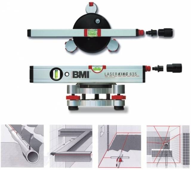 Lazer Terazi Mesafe Ölçer Laserking Compact Set (35 cm)