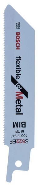 Bosch - Flexible Serisi Metal için Panter Testere Bıçağı S 522 EF - 5'li 2608656012