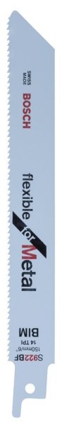 Bosch - Flexible Serisi Metal için Panter Testere Bıçağı S 922 BF - 25'li 2608657550