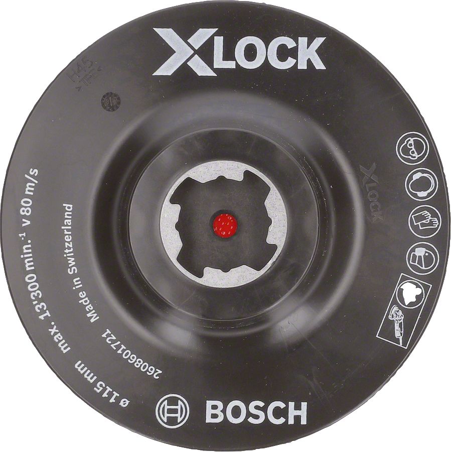Bosch - X-LOCK - 115 mm M14 Kağıt Zımparalar için Taban 2608601721