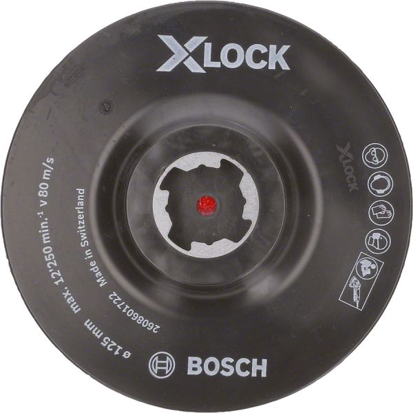 Bosch - X-LOCK - 125 mm M14 Kağıt Zımparalar için Taban 2608601722