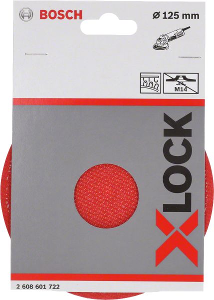 Bosch - X-LOCK - 125 mm M14 Kağıt Zımparalar için Taban 2608601722