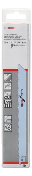 Bosch - Flexible Serisi Metal için Panter Testere Bıçağı S 1122 BF - 25'li 2608657552