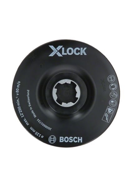 Bosch - X-LOCK - SCM Merkez Delikli Taban 125 mm 2608601724