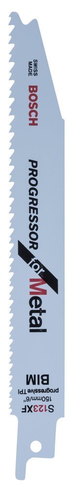 Bosch - Progressor Serisi Metal için Panter Testere Bıçağı S 123 XF - 25'li 2608657937