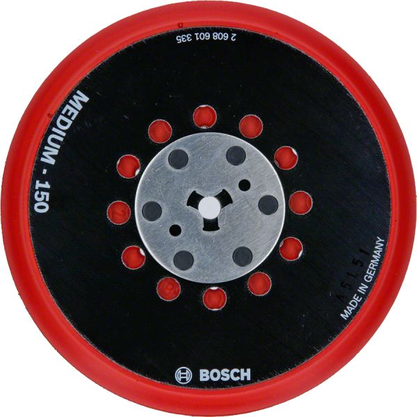 Bosch - 150 mm 5 16'' Çok Delikli Zımp Tabanı Orta 2608601335