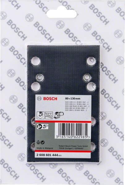 Bosch - Pıtrak Tutturmalı Zımpara Tabanı (80x130 mm) 2608601444