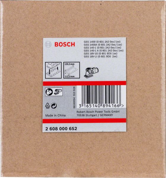 Bosch - Delgeç Taban 2608000652