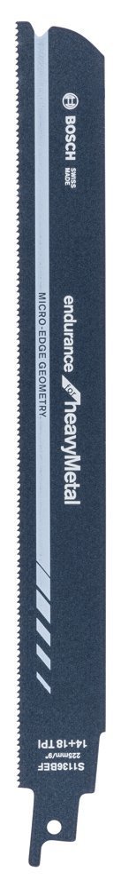 Bosch - Endurance Serisi Ağır Metal için Panter Testere Bıçağı S 1136 BEF - 25'li 2608657933