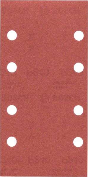 Bosch - Titreşimli Zımpara Kağıdı 10'lu, 93 x 185 mm 240 Kum 8 Delik 2609256A85