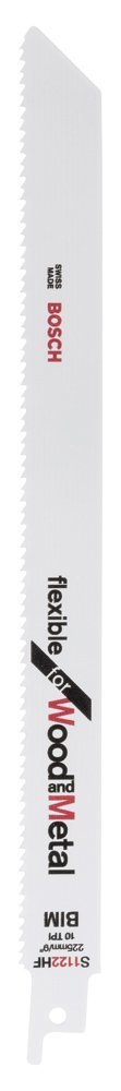 Bosch - Flexible Serisi Ahşap Ve Metal için Panter Testere Bıçağı S 1122 HF - 2'li 2608656270