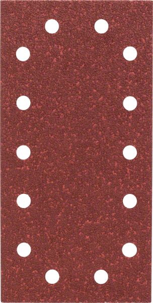Bosch - Titreşimli Zımpara Kağıdı 10'lu, 115 x 230 mm 40 Kum 14 Delik 2609256B19