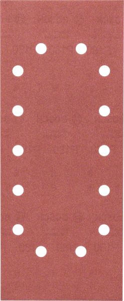 Bosch - Titreşimli Zımpara Kağıdı 10'lu, 115 x 280 mm 180 Kum 14 Delik 2609256B30