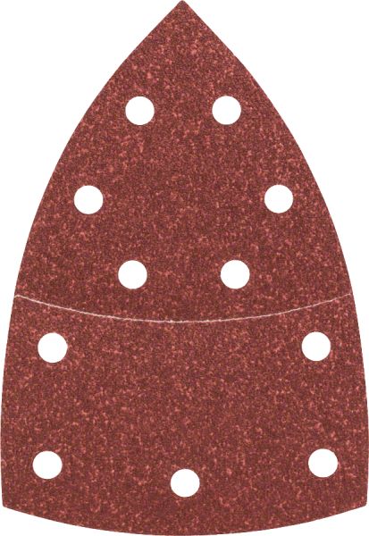 Bosch - Multi Zımpara Kağıdı 10'lu, 102 x 62 93 mm 80 Kum 11 Delik 2609256A63