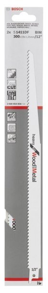 Bosch - Heavy Serisi Ahşap Ve Metal için Panter Testere Bıçağı S 1411 DF - 2'li 2608654834