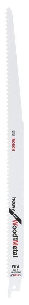 Bosch - Heavy Serisi Ahşap Ve Metal için Panter Testere Bıçağı S 1411 DF - 5'li 2608654763