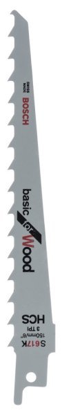 Bosch - Basic Serisi Ahşap için Panter Testere Bıçağı S 617 K - 5'li 2608650677