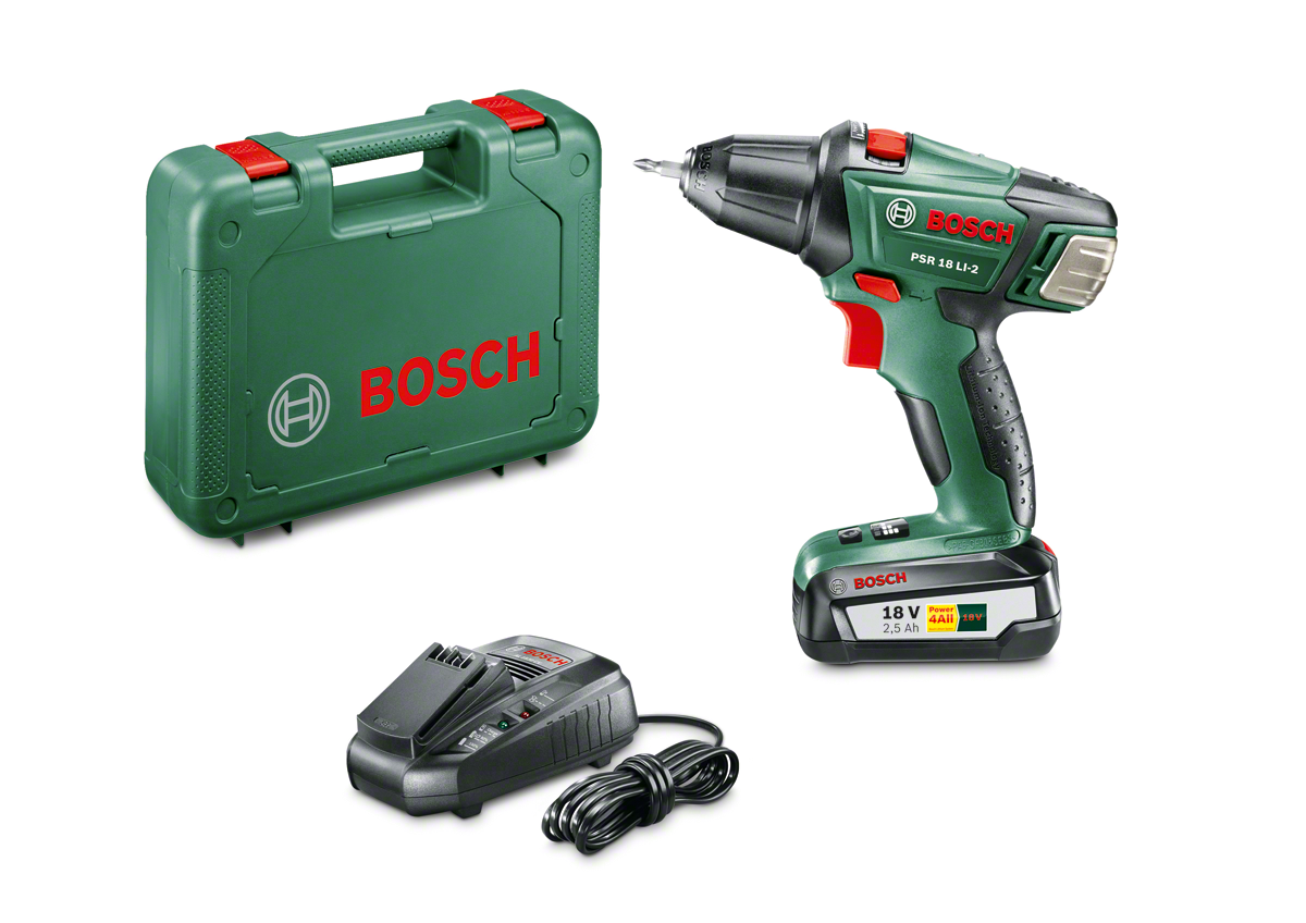 Bosch PSR 18 LI-2 Akülü Vidalama Makinesi 0.603.973.30G