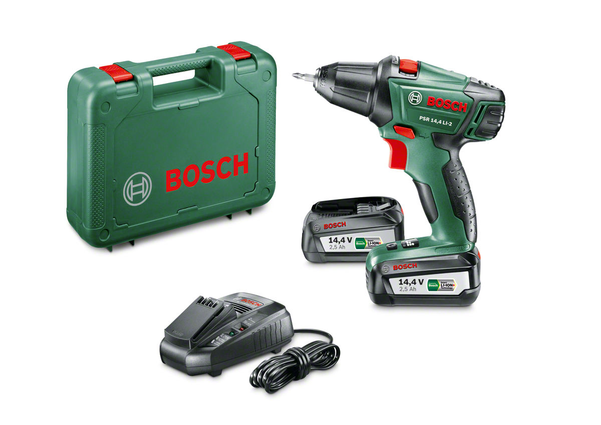 Bosch PSR 14,4 LI-2 Akülü Vidalama Makinesi - 2,5 Ah Çift Akü 0.603.973.40P