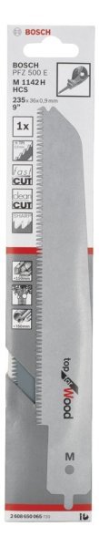 Bosch - Top Serisi PFZ 500 E Uyumlu Ahşap için Panter Testere Bıçağı M 1142 H 1'li 2608650065