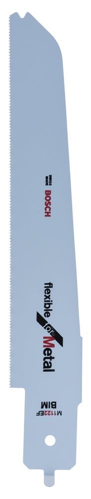 Bosch - Flexible Serisi PFZ 500 E Uyumlu Ahşap ve Metal için Panter Testere Bıçağı M 1122 EF 1'li 2608656932