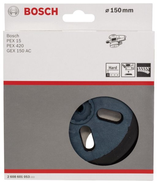 Bosch - 150 mm Zımpara Tabanı Sert 2608601053