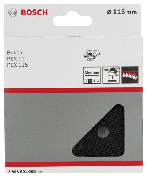 Bosch - 115 mm Zımpara Tabanı Orta Sertlikte (PEX) 2608601065