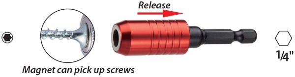 PROSCR 1/4''x60mm HIZLI&GÜÇLÜ MANYETİK BI