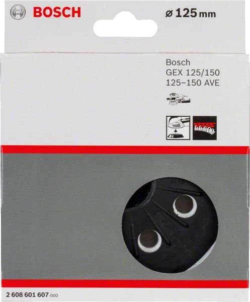 Bosch - 125 mm Zımpara Tabanı Orta Sertlikte (GEX) 2608601607