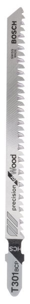 Bosch - Hassas Kesim Serisi Ahşap İçin T 301 BCP Dekupaj Testeresi Bıçağı - 25'Li Paket 2608633A40