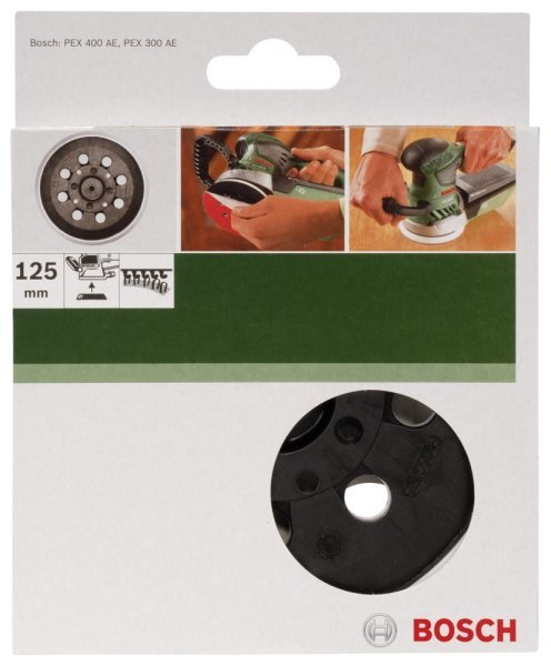 Bosch - 125 mm Zımpara Tabanı Orta Sertlikte (PEX) 2609256B61