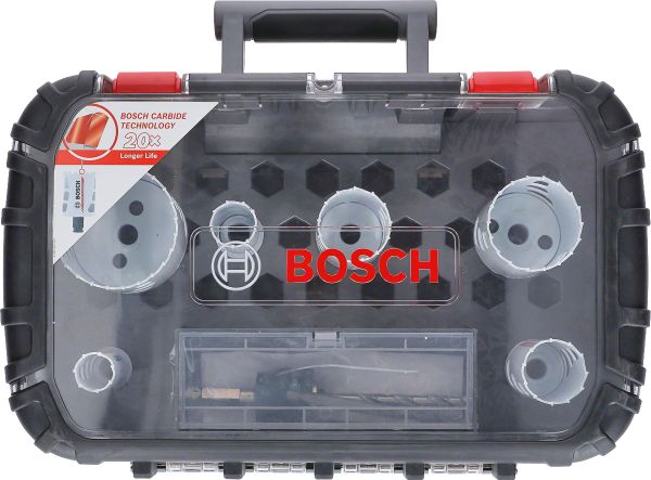 Bosch - Endurance Serisi Karpit Delik Açma Testeresi (Panç) Seti 8 Parça Ø 22-25-35-40-51-68 mm 2608594184