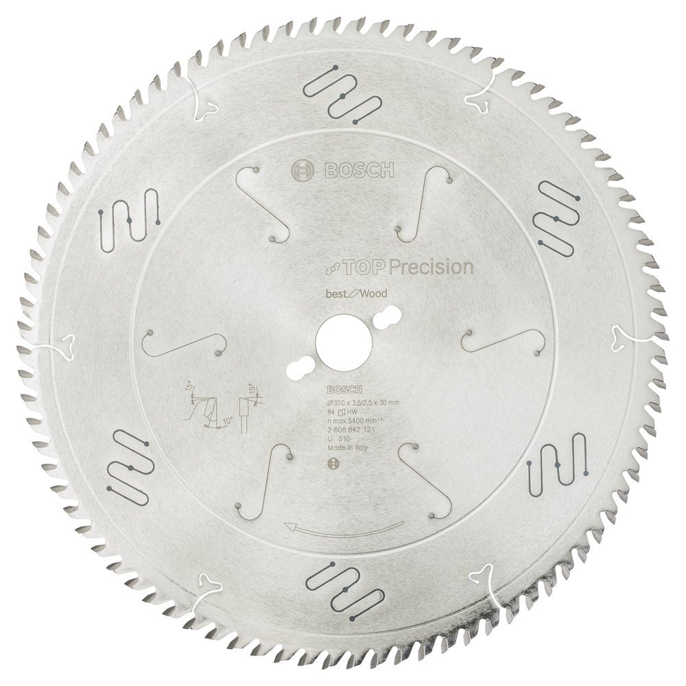 Bosch - Best Serisi Hassas Kesim Ahşap için Daire Testere Bıçağı 350*30 mm 84 Diş 2608642121
