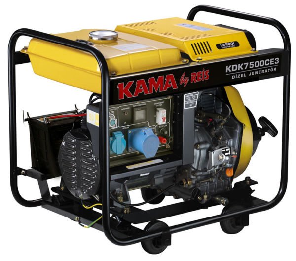 KDK7500CE3 DIZEL 3-FAZ JENERATOR 6.9kVA