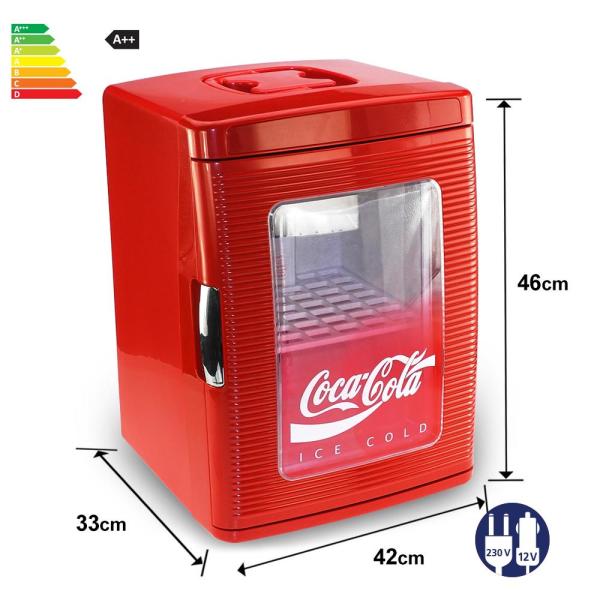 Coca-Cola CCM25 12/220Volt AC/DC 23 Litre Sıcak/Soğuk Oto Buzdolabı
