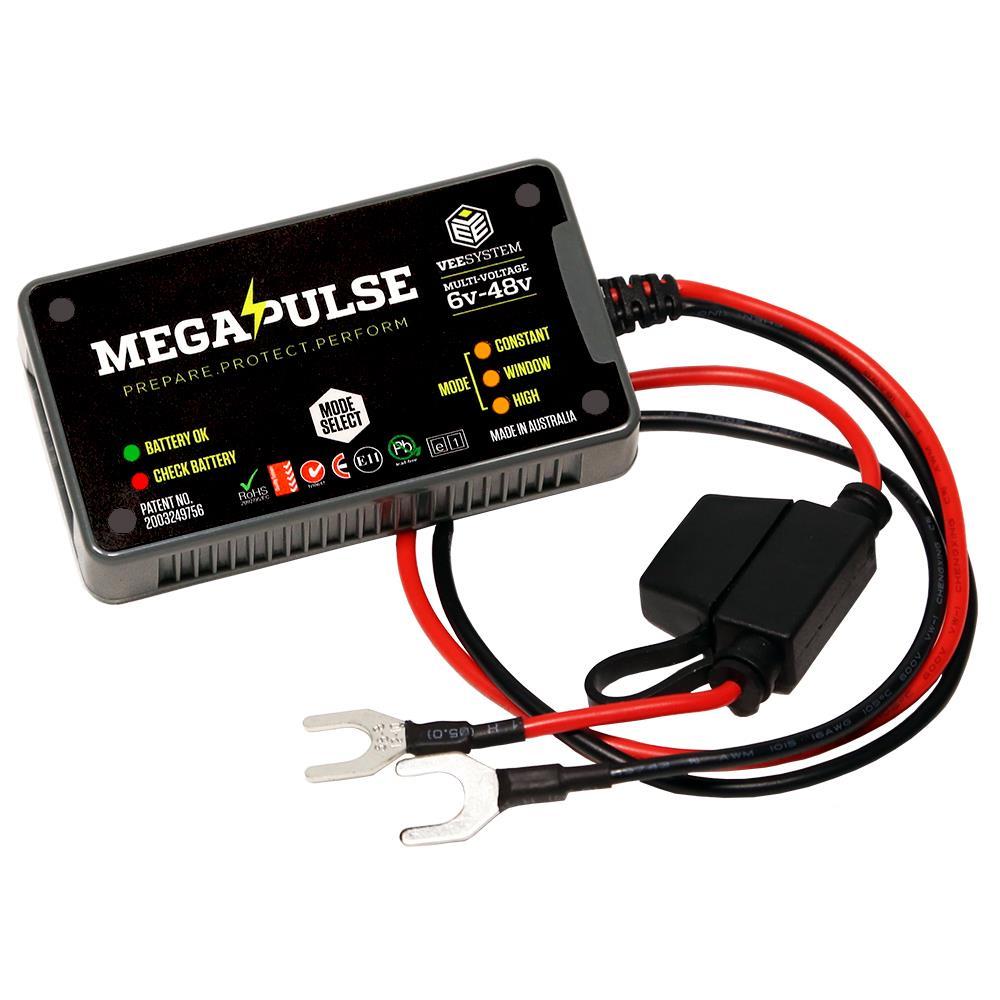 Megapulse VEES 6V/48Volt 1500 Amper Akü Ömrünü Uzatma ve Sülfat/Oksit Çözücü, Önleyici Akü Bakım Cihazı