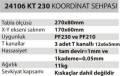 Koordinat Sehpası 24106 KT 230